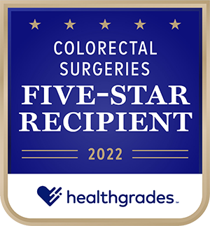 Healthgrades Colorectal Surgeries 5 Star Recipient