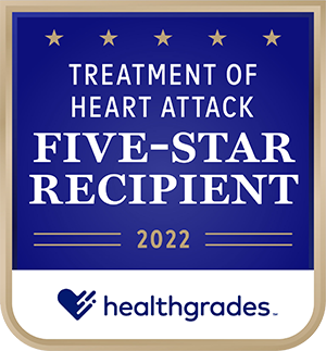 Healthgrades Treatment of Heart Attack 5 Star Recipient