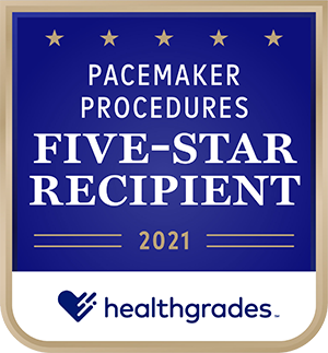 Healthgrades Pacemaker Procedures 5 Star Recipient