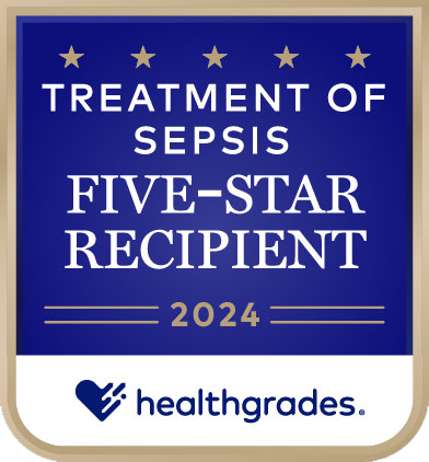 Healthgrades Treatment of Sepsis 5-Star Recipient 2024